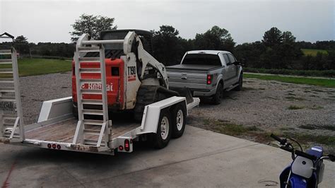 towing skid steer with f150|Towing Bobcat skid steer with Powerboost. : r/f150 .